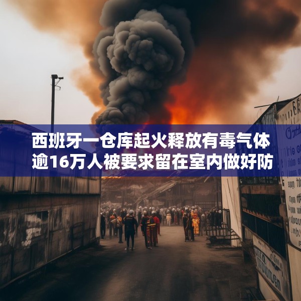 西班牙一仓库起火释放有毒气体 逾16万人被要求留在室内做好防护