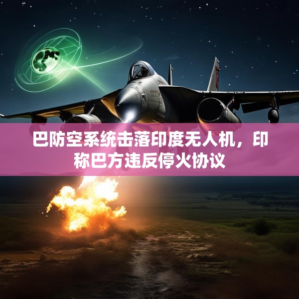 巴防空系统击落印度无人机，印称巴方违反停火协议