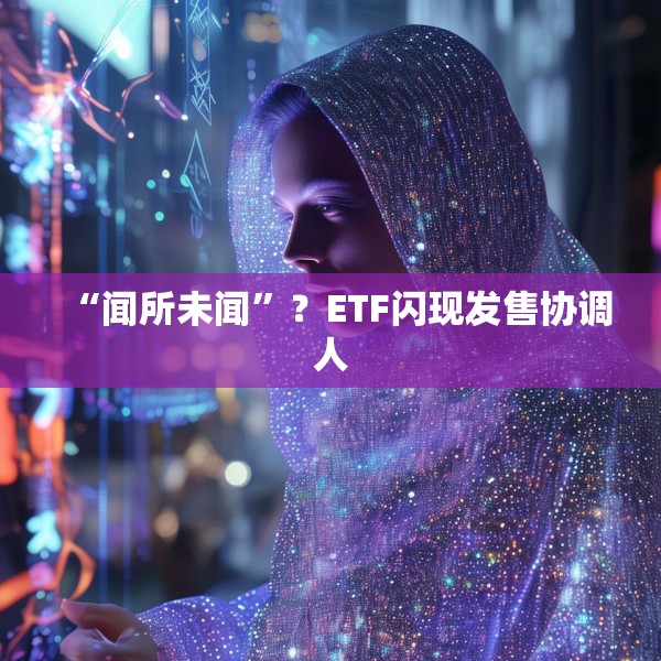 “闻所未闻”？ETF闪现发售协调人