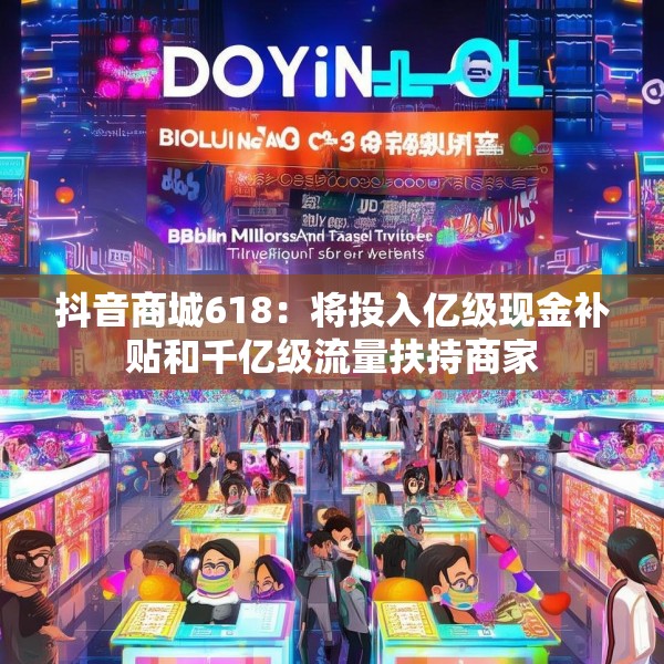 抖音商城618：将投入亿级现金补贴和千亿级流量扶持商家