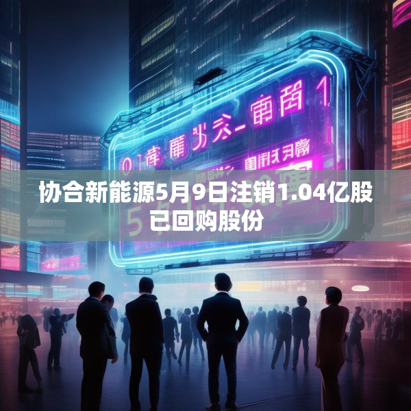 协合新能源5月9日注销1.04亿股已回购股份