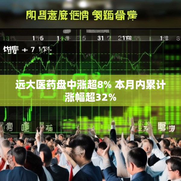 远大医药盘中涨超8% 本月内累计涨幅超32%