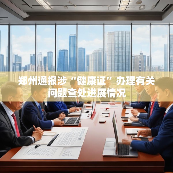 郑州通报涉“健康证”办理有关问题查处进展情况