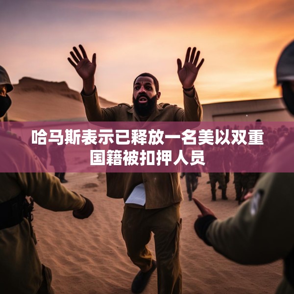 哈马斯表示已释放一名美以双重国籍被扣押人员