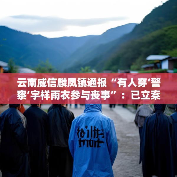 云南威信麟凤镇通报“有人穿‘警察’字样雨衣参与丧事”：已立案查处