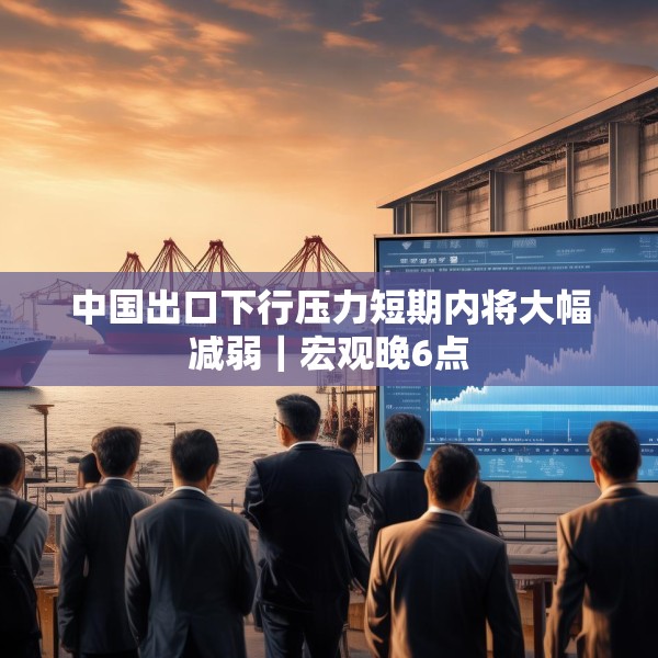 中国出口下行压力短期内将大幅减弱｜宏观晚6点