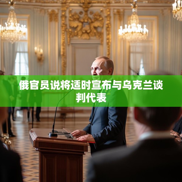 俄官员说将适时宣布与乌克兰谈判代表