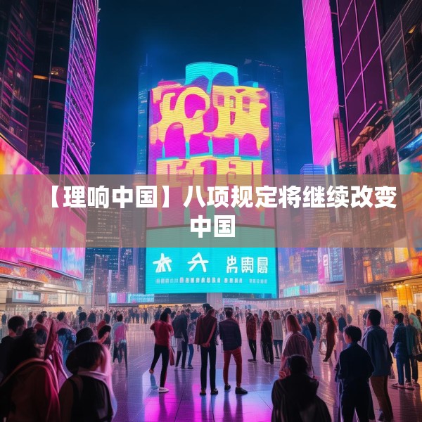 【理响中国】八项规定将继续改变中国