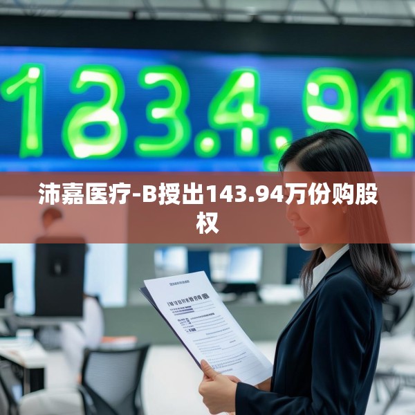 沛嘉医疗-B授出143.94万份购股权