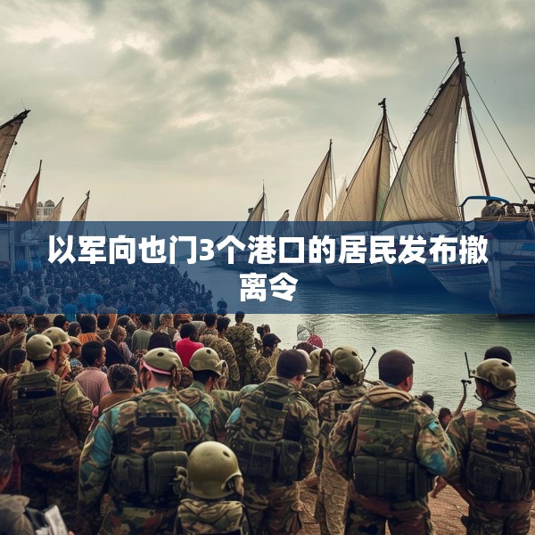 以军向也门3个港口的居民发布撤离令