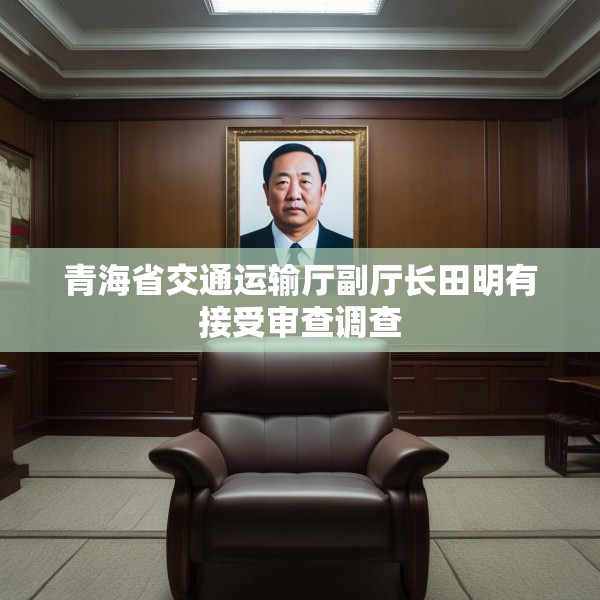 青海省交通运输厅副厅长田明有接受审查调查
