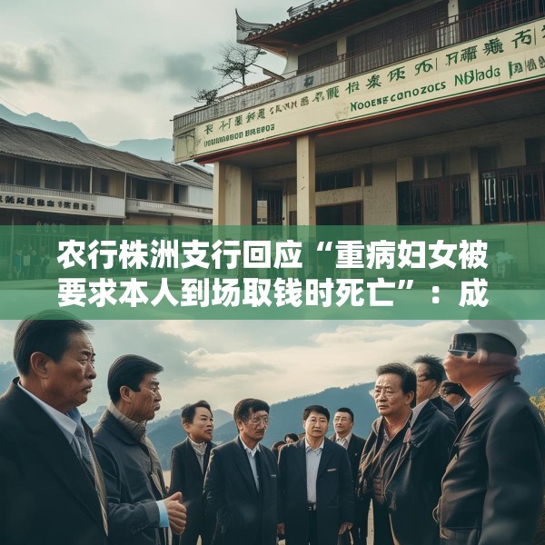 农行株洲支行回应“重病妇女被要求本人到场取钱时死亡”：成立专项工作组配合警方调查，向逝者致以沉痛哀悼