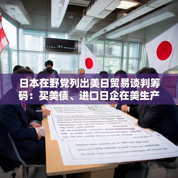日本在野党列出美日贸易谈判筹码：买美债、进口日企在美生产的汽车
