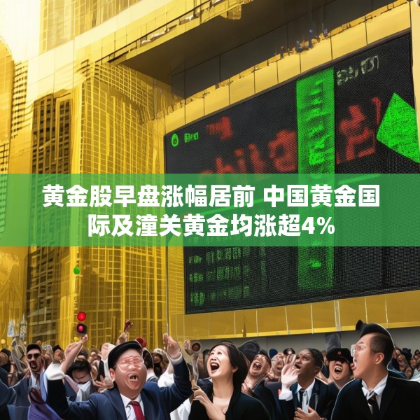 黄金股早盘涨幅居前 中国黄金国际及潼关黄金均涨超4%