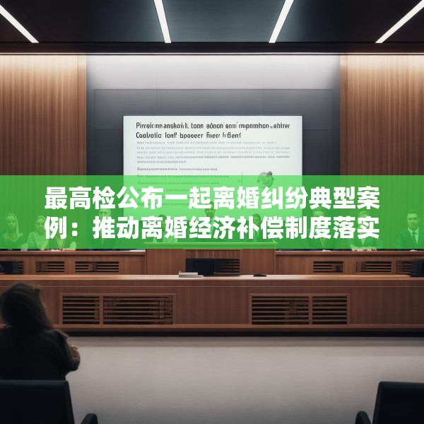 最高检公布一起离婚纠纷典型案例：推动离婚经济补偿制度落实