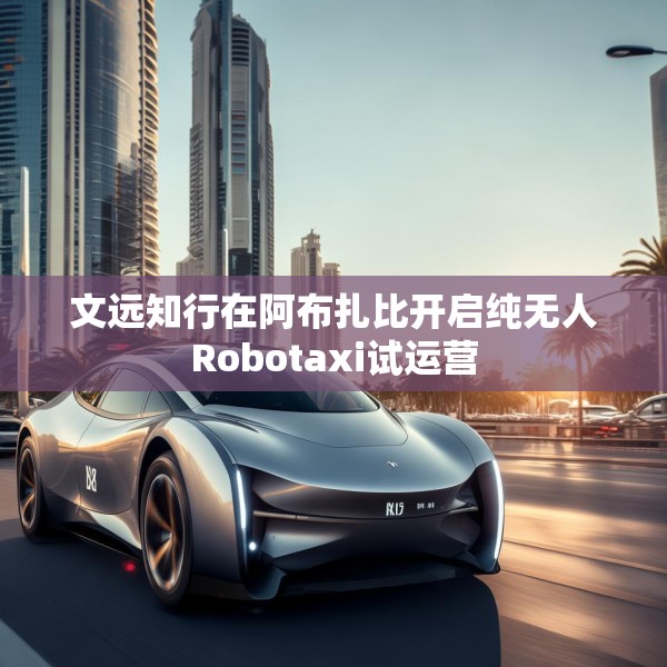 文远知行在阿布扎比开启纯无人Robotaxi试运营