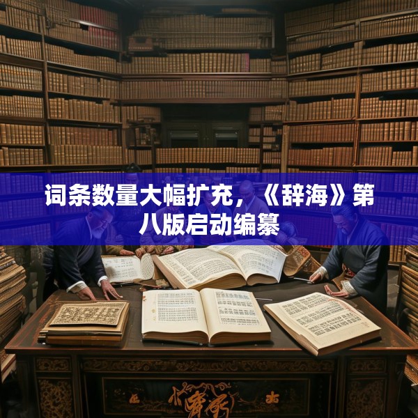 词条数量大幅扩充，《辞海》第八版启动编纂