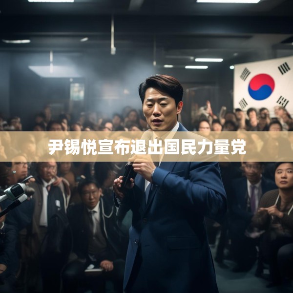 尹锡悦宣布退出国民力量党
