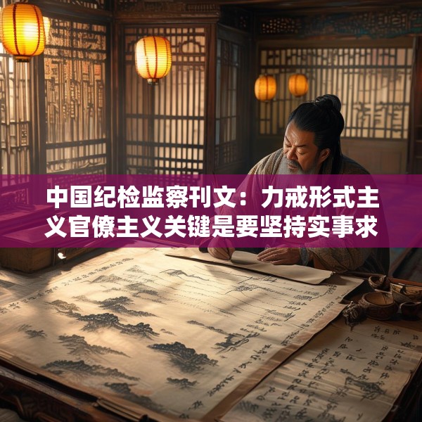 中国纪检监察刊文：力戒形式主义官僚主义关键是要坚持实事求是