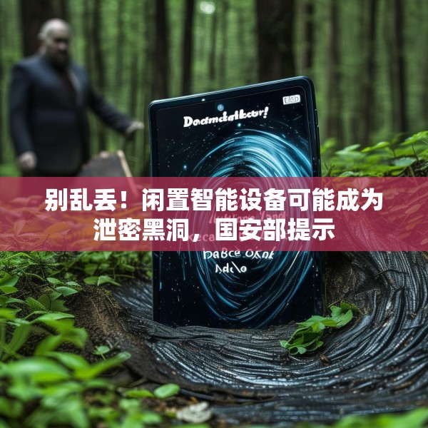 别乱丢！闲置智能设备可能成为泄密黑洞，国安部提示