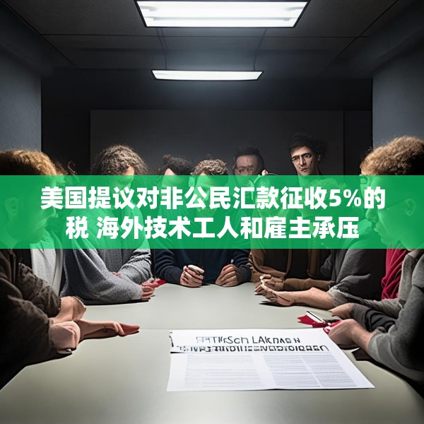 美国提议对非公民汇款征收5%的税 海外技术工人和雇主承压