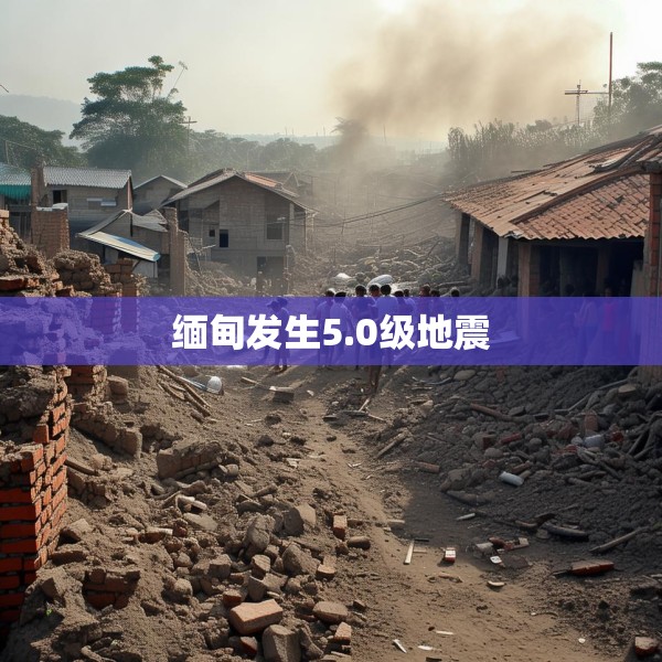 缅甸发生5.0级地震
