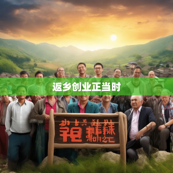 返乡创业正当时