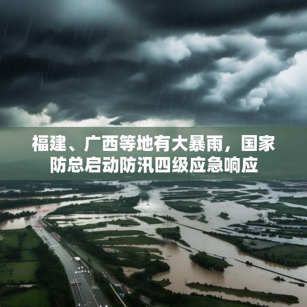 福建、广西等地有大暴雨，国家防总启动防汛四级应急响应