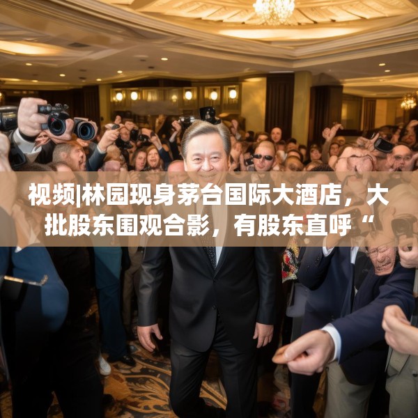 视频|林园现身茅台国际大酒店，大批股东围观合影，有股东直呼“存钱不如买茅台”