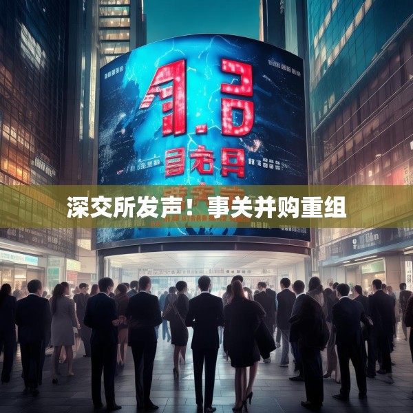 深交所发声！事关并购重组