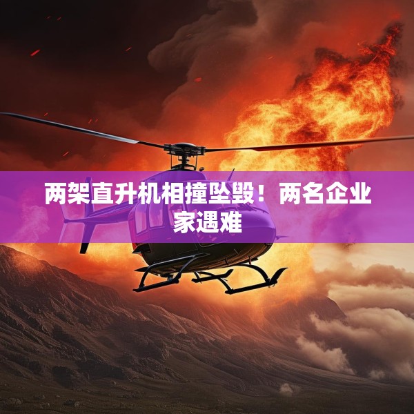 两架直升机相撞坠毁！两名企业家遇难