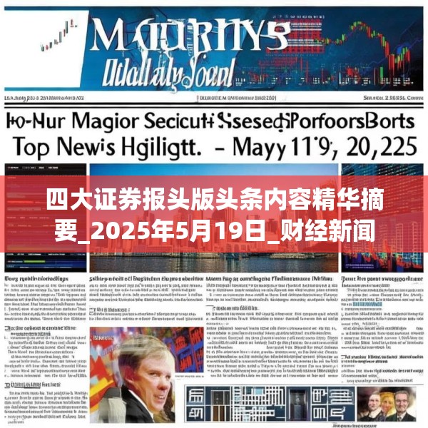 四大证券报头版头条内容精华摘要_2025年5月19日_财经新闻