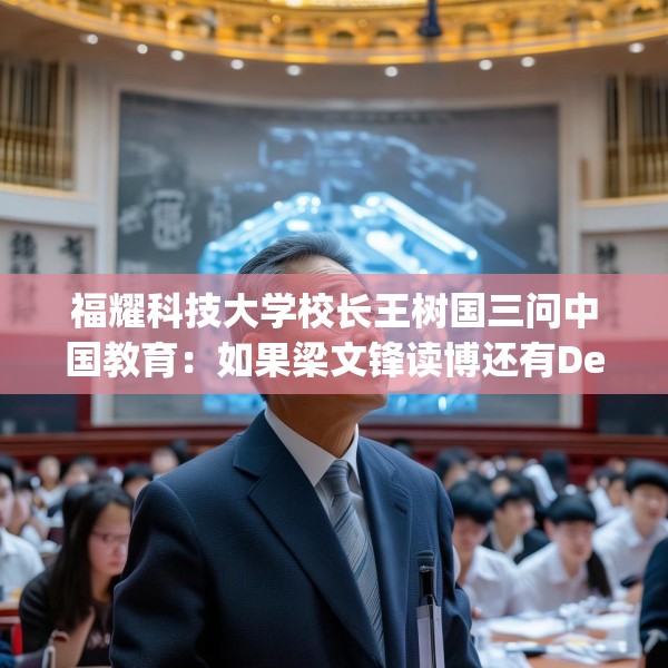 福耀科技大学校长王树国三问中国教育：如果梁文锋读博还有DeepSeek吗