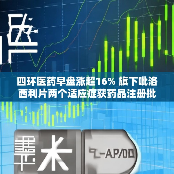 四环医药早盘涨超16% 旗下吡洛西利片两个适应症获药品注册批件