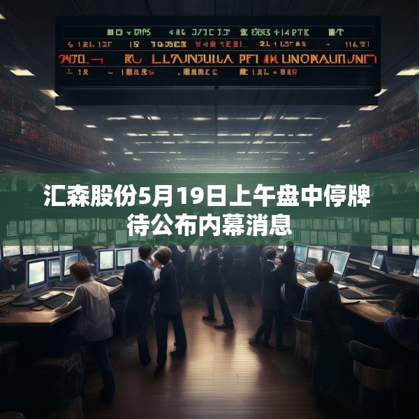汇森股份5月19日上午盘中停牌 待公布内幕消息