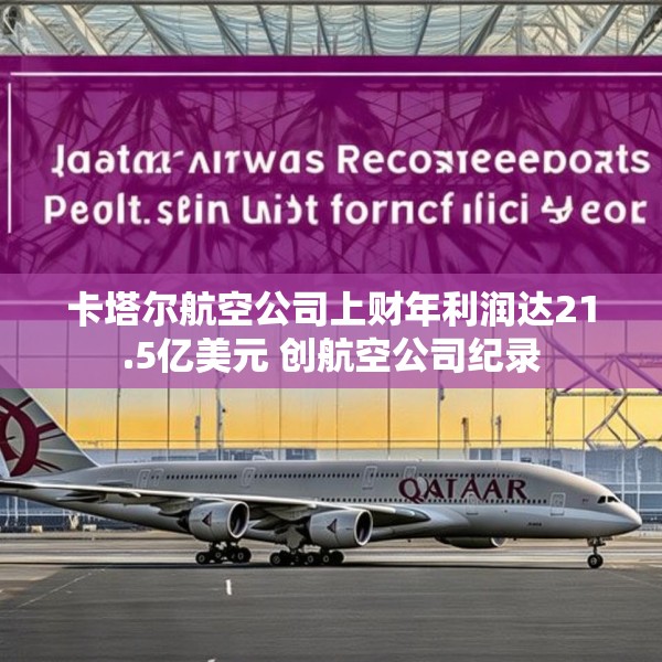 卡塔尔航空公司上财年利润达21.5亿美元 创航空公司纪录