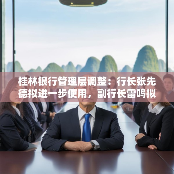 桂林银行管理层调整：行长张先德拟进一步使用，副行长雷鸣拟任市属国企正职