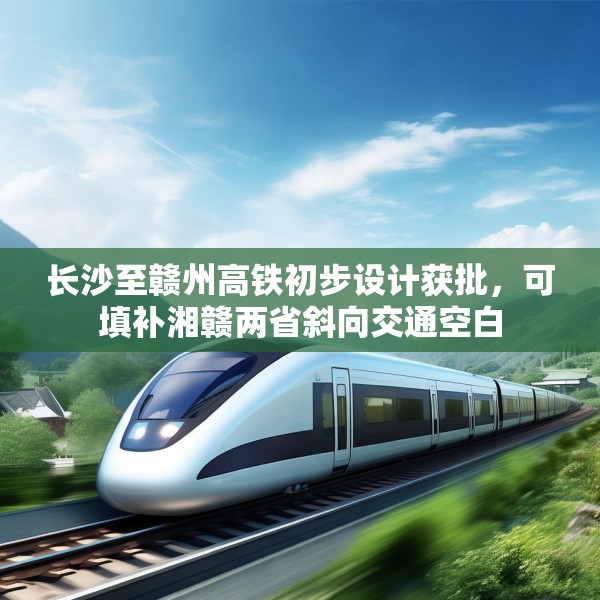 长沙至赣州高铁初步设计获批，可填补湘赣两省斜向交通空白