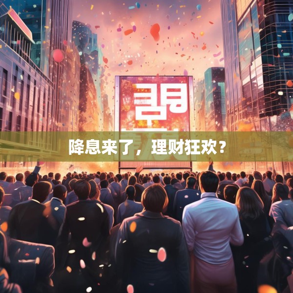 降息来了，理财狂欢？