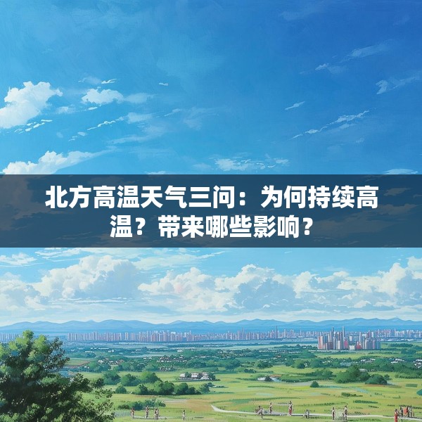 北方高温天气三问：为何持续高温？带来哪些影响？