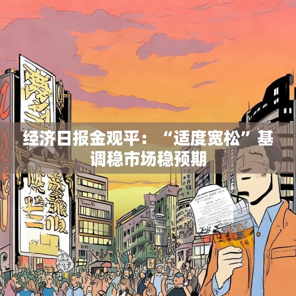 经济日报金观平：“适度宽松”基调稳市场稳预期