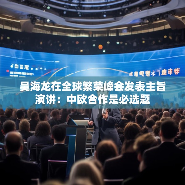 吴海龙在全球繁荣峰会发表主旨演讲：中欧合作是必选题