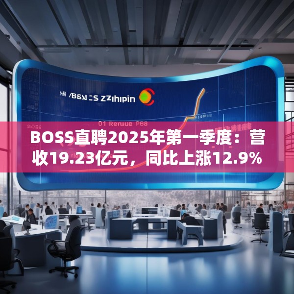 BOSS直聘2025年第一季度：营收19.23亿元，同比上涨12.9%