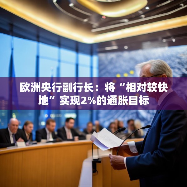 欧洲央行副行长：将“相对较快地”实现2%的通胀目标