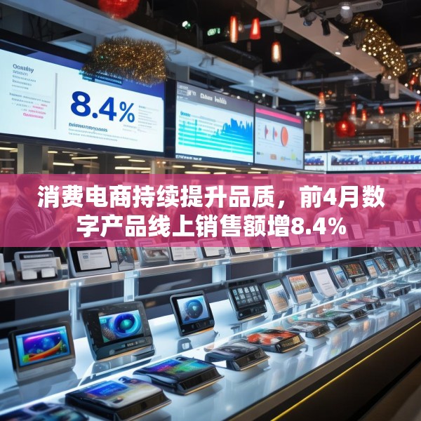 消费电商持续提升品质，前4月数字产品线上销售额增8.4%