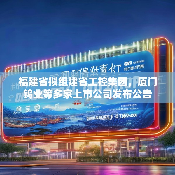 福建省拟组建省工控集团，厦门钨业等多家上市公司发布公告