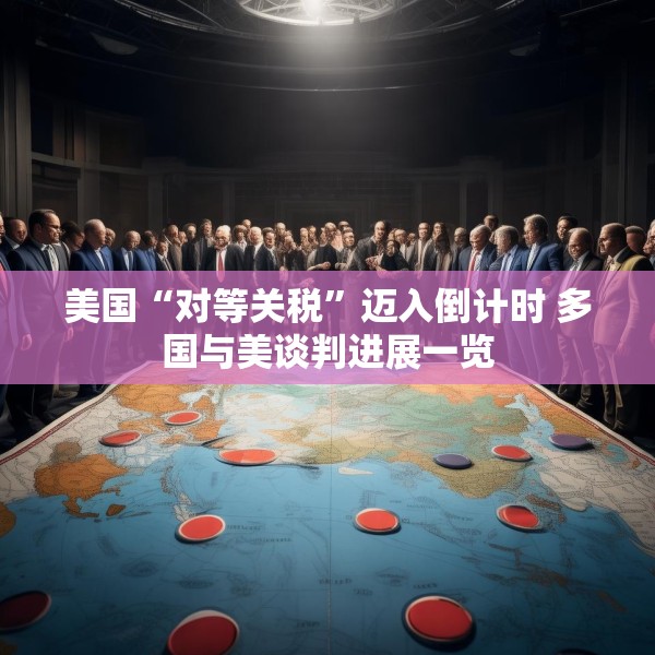 美国“对等关税”迈入倒计时 多国与美谈判进展一览