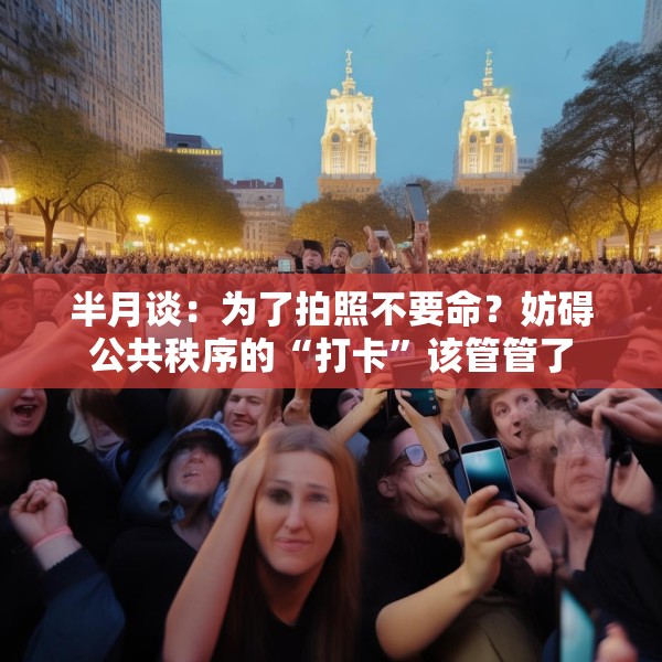 半月谈：为了拍照不要命？妨碍公共秩序的“打卡”该管管了
