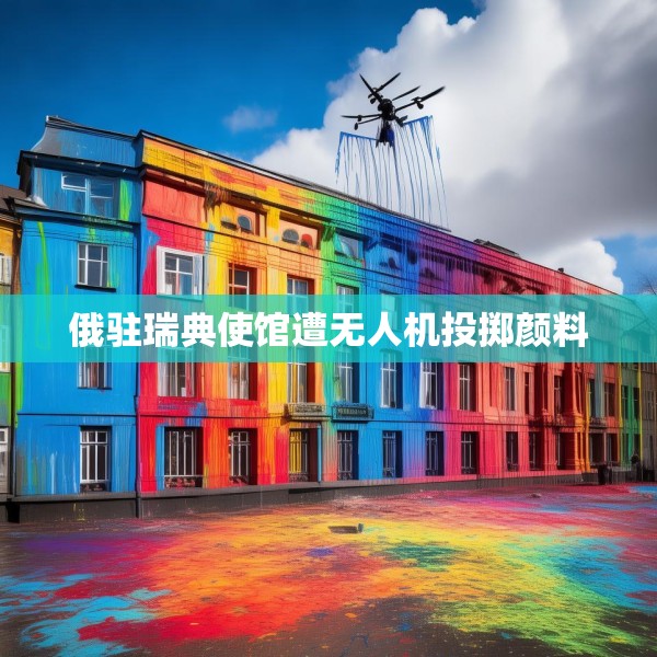 俄驻瑞典使馆遭无人机投掷颜料