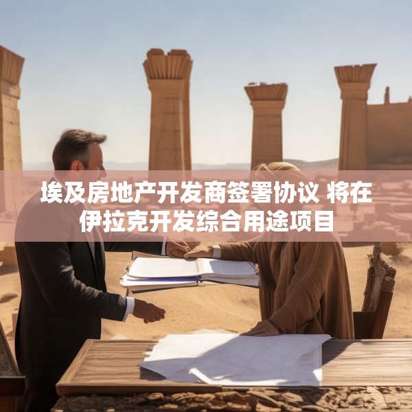 埃及房地产开发商签署协议 将在伊拉克开发综合用途项目
